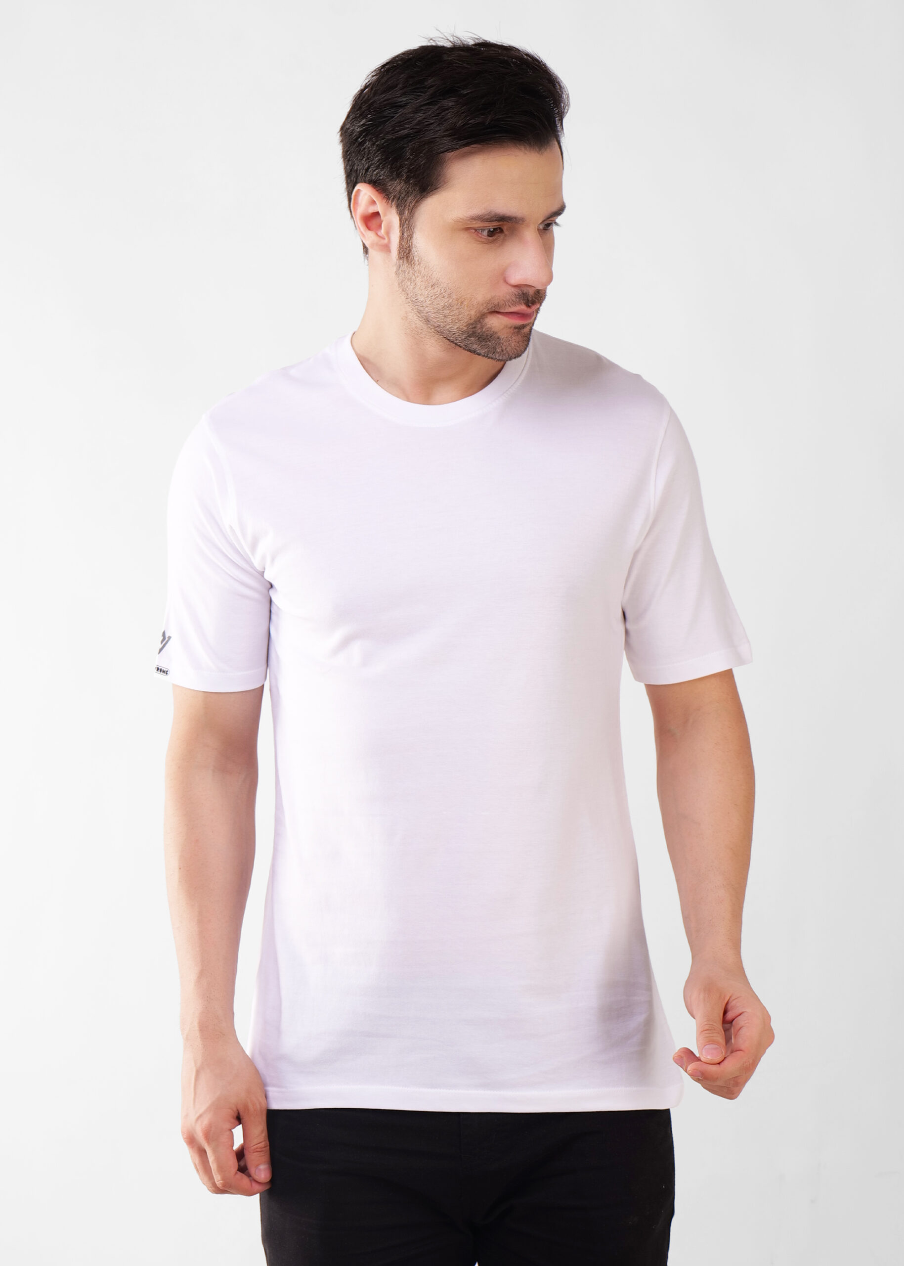 Cotton Plain-Regular Fit - WHITE - Image 3