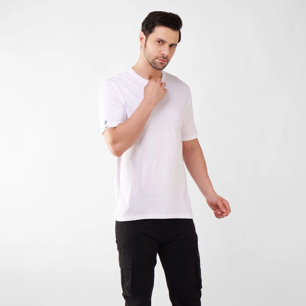 Cotton Plain-Regular Fit - WHITE