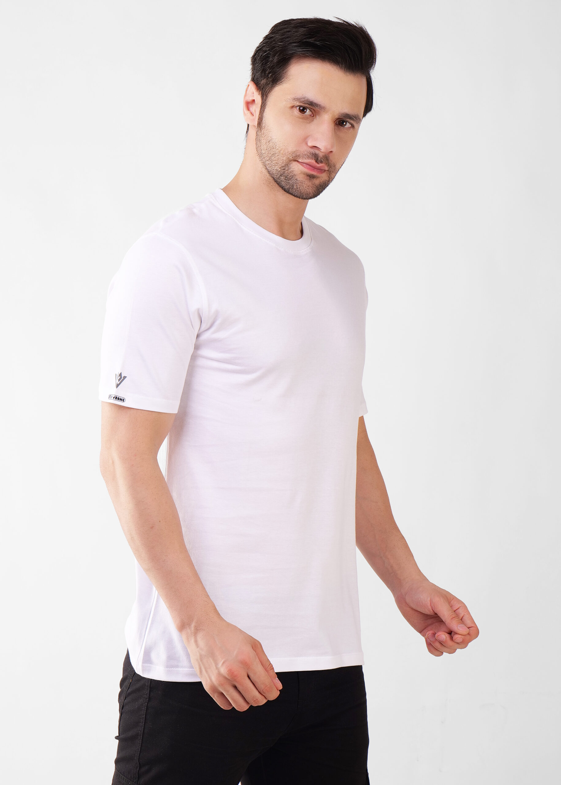 Cotton Plain-Regular Fit - WHITE - Image 4