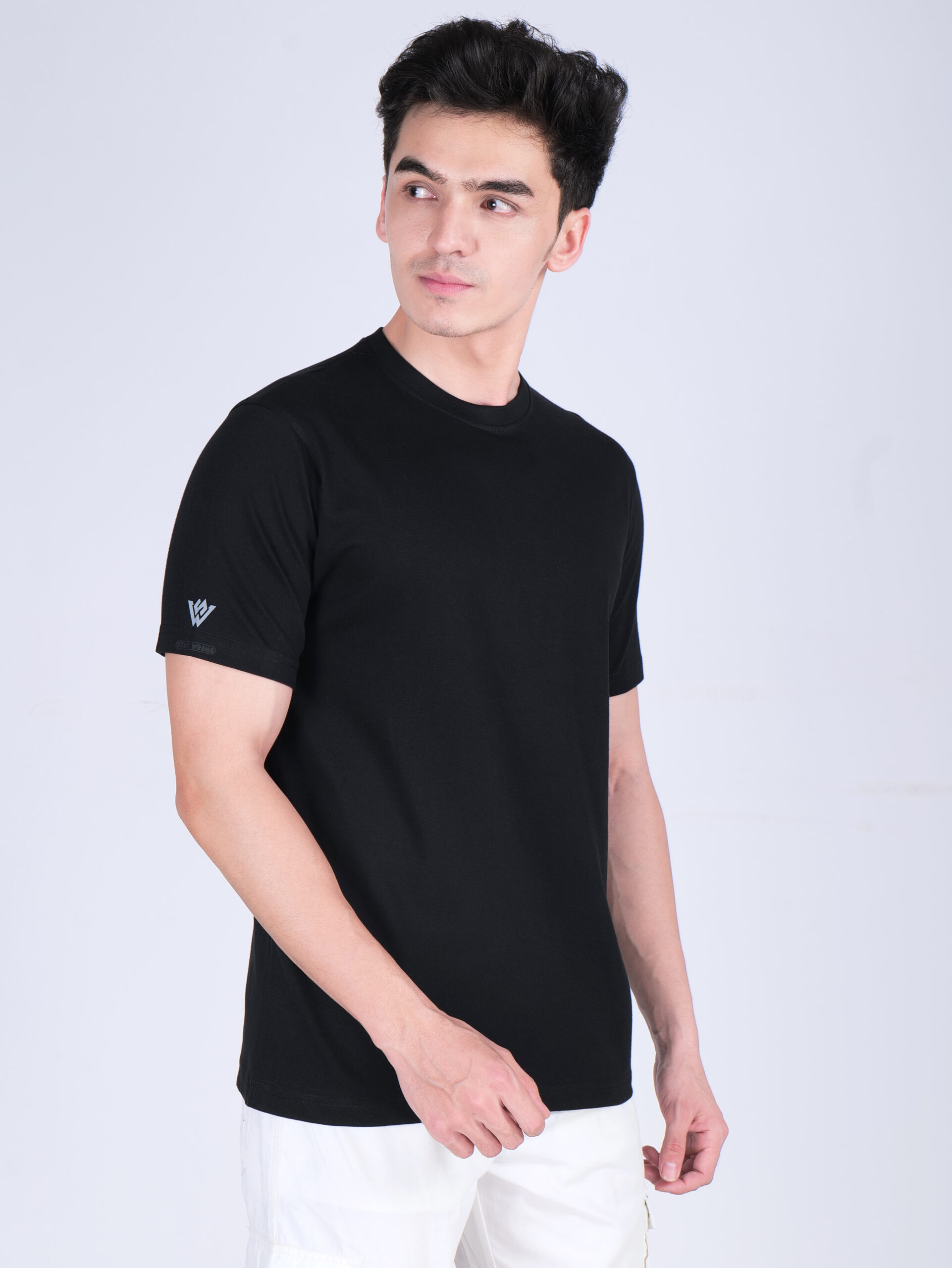 Cotton Plain-Regular Fit - Black - Image 3
