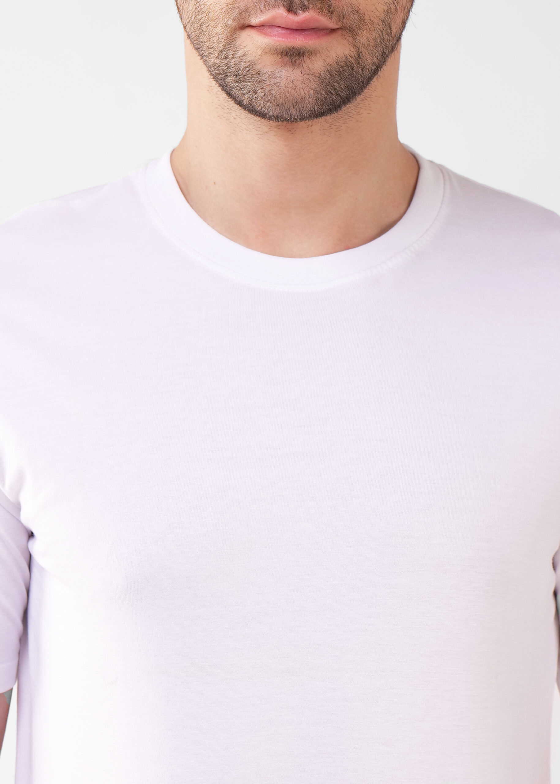 Cotton Plain-Regular Fit - WHITE - Image 6