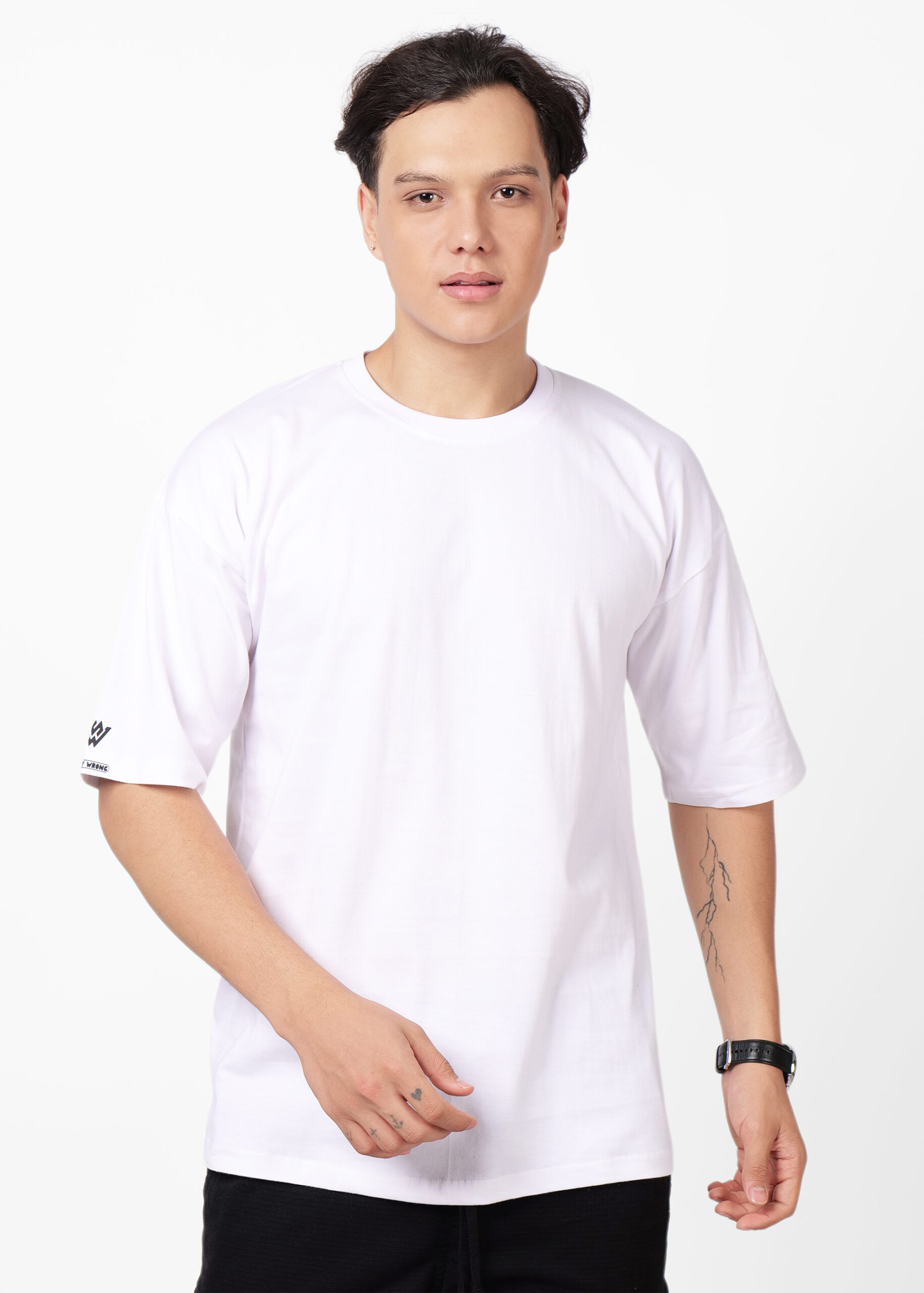 Oversized Solid Heavy Cotton - WHITE
