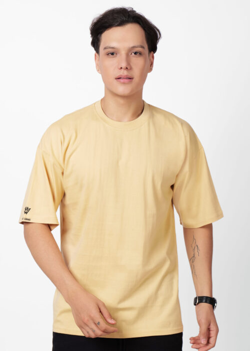 Oversized Solid Heavy Cotton - BIEGE