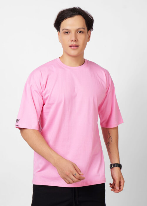 Oversized Solid Heavy Cotton - PINK