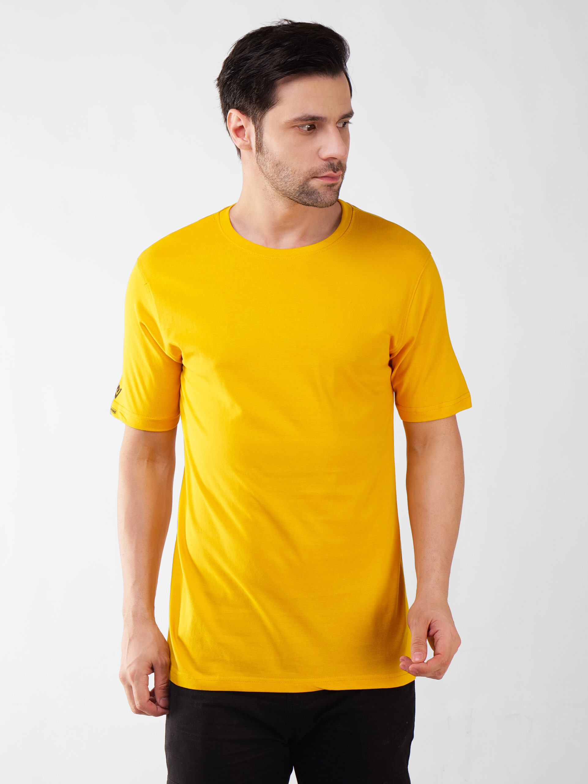 Cotton Plain-Regular Fit - YELLOW - Image 2