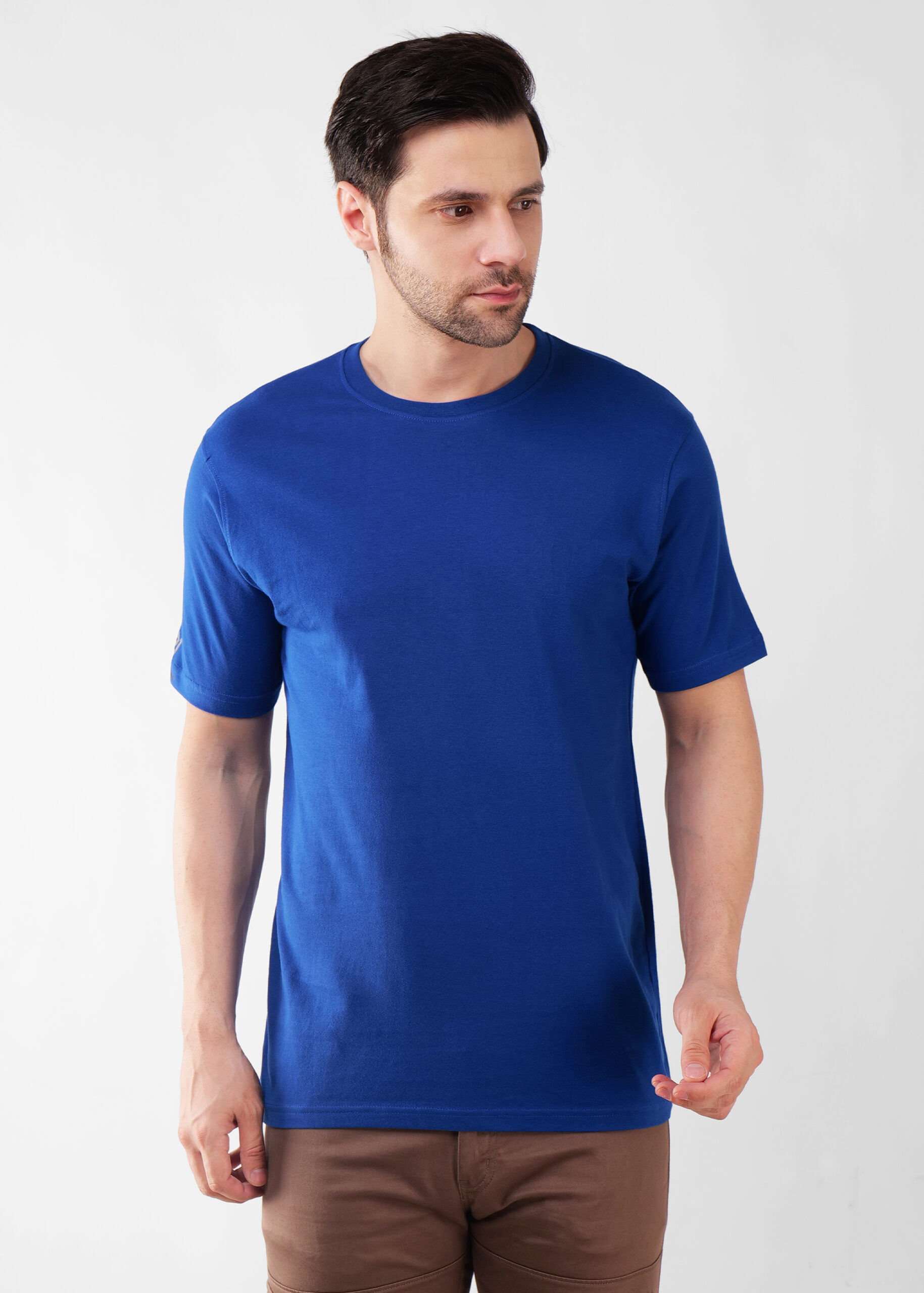 Cotton Plain-Regular Fit - ROYAL BLUE - Image 2