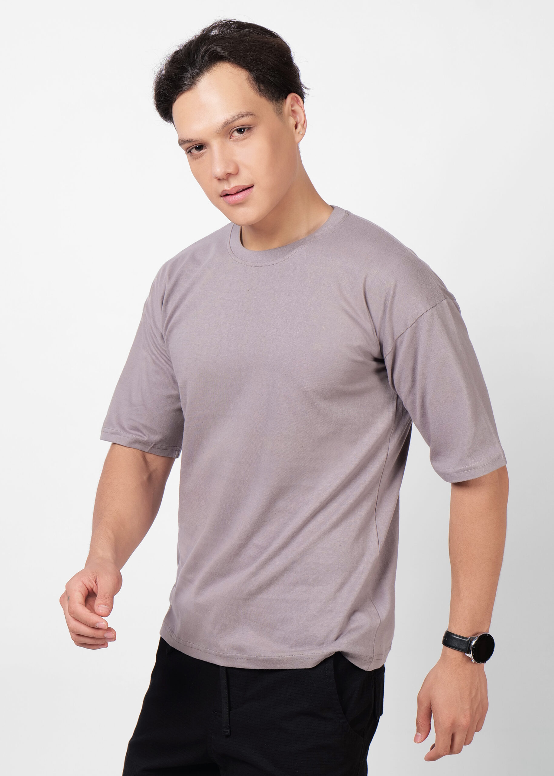 Oversized Solid Heavy Cotton - GRAY - Image 2