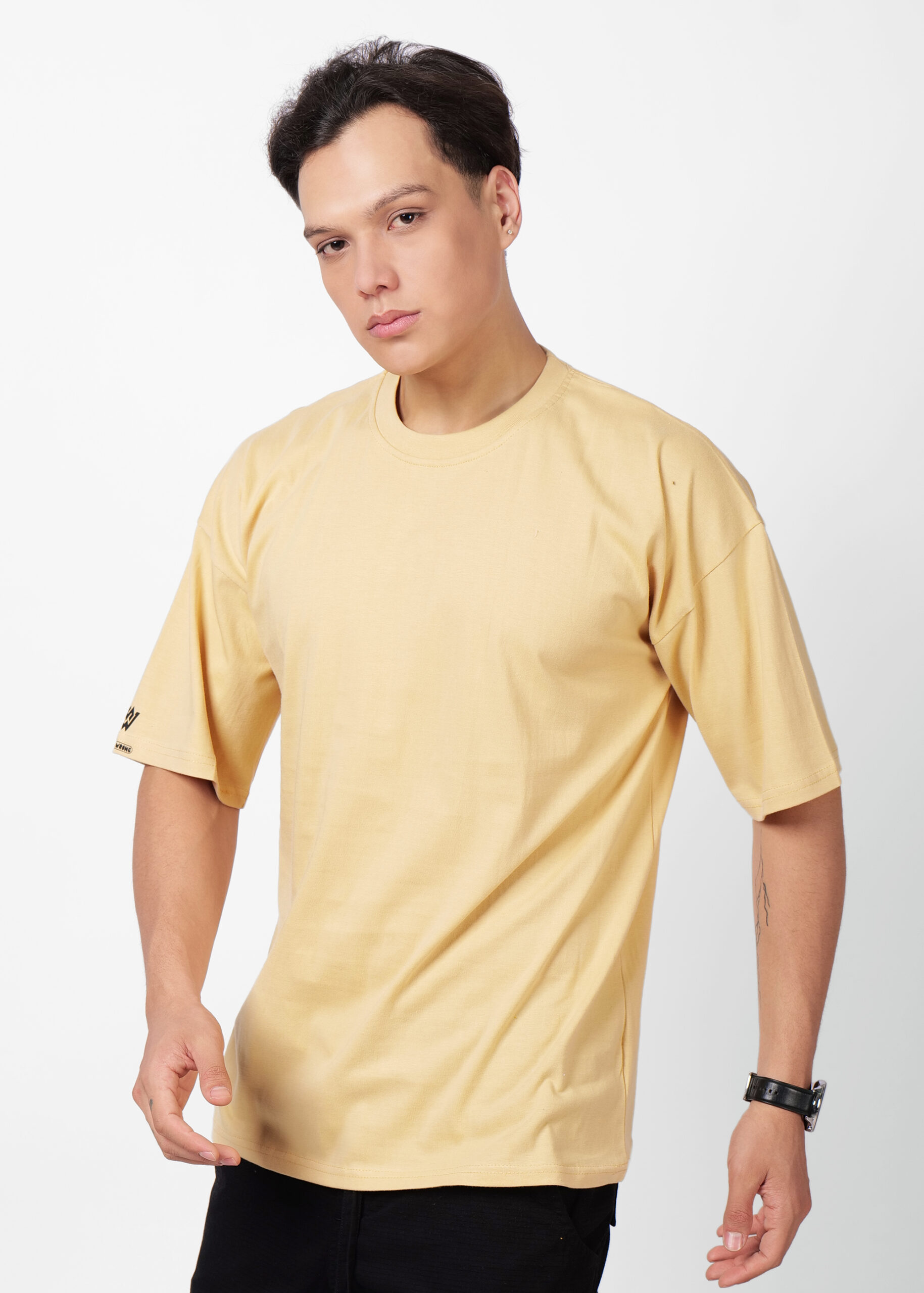 Oversized Solid Heavy Cotton - BIEGE - Image 2