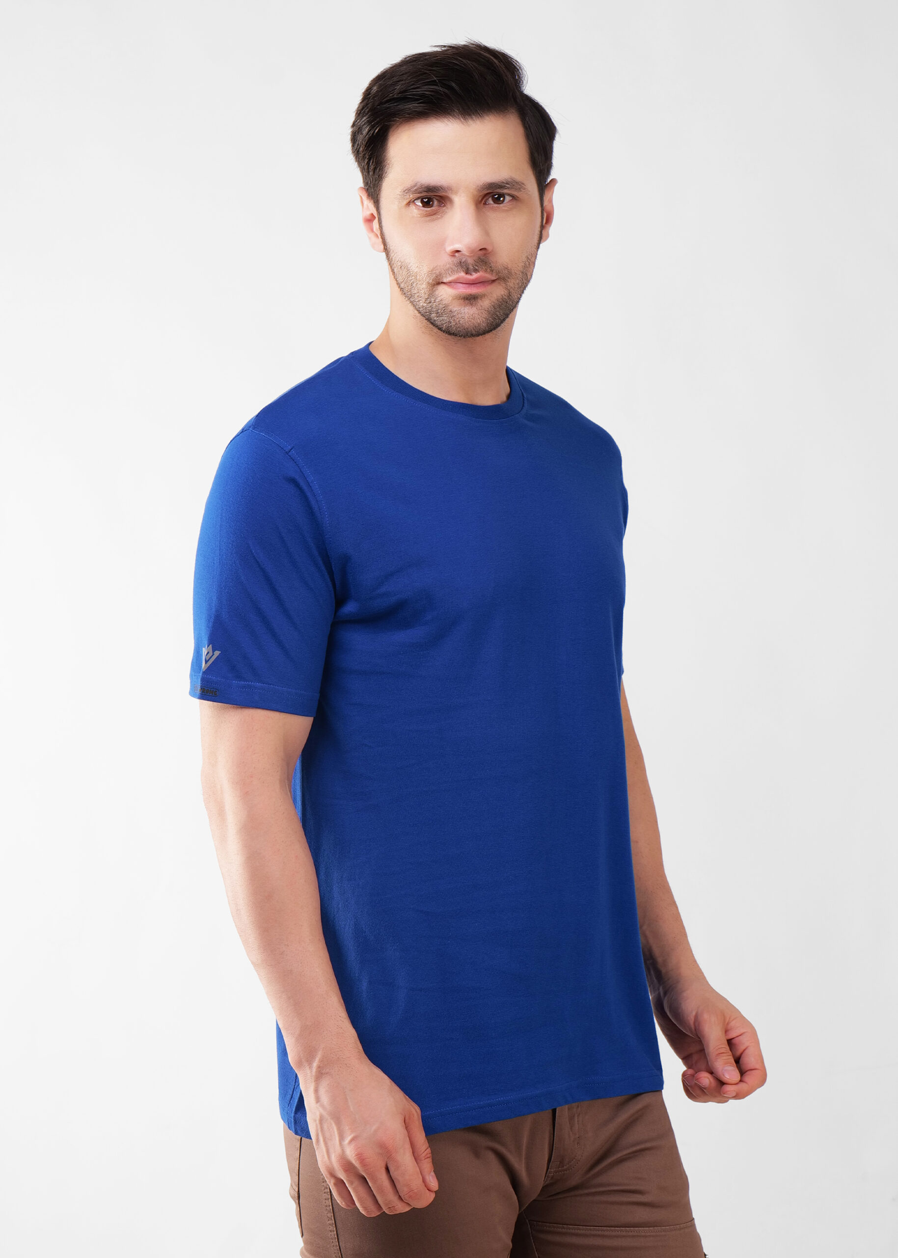 Cotton Plain-Regular Fit - ROYAL BLUE - Image 4