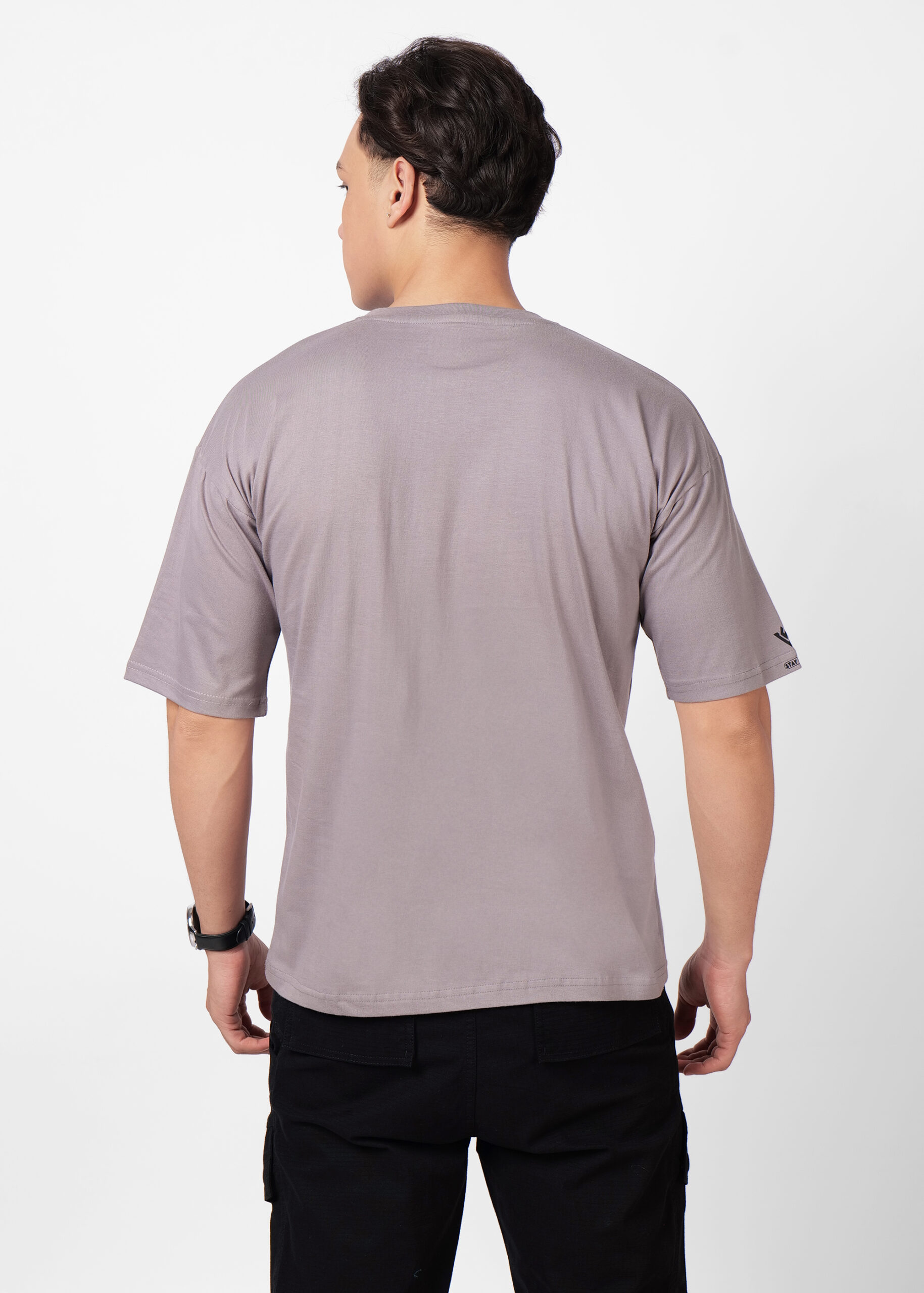 Oversized Solid Heavy Cotton - GRAY - Image 4