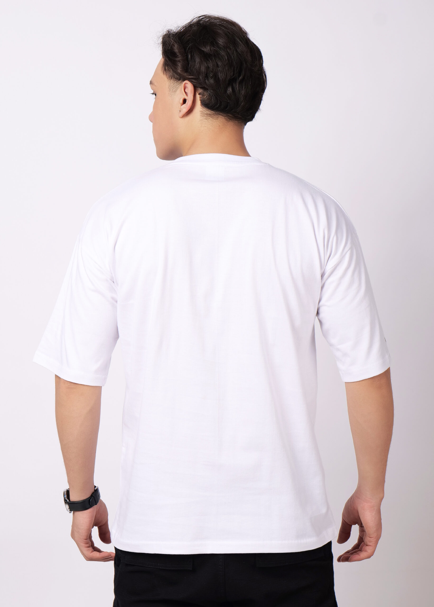 Oversized Solid Heavy Cotton - WHITE - Image 4