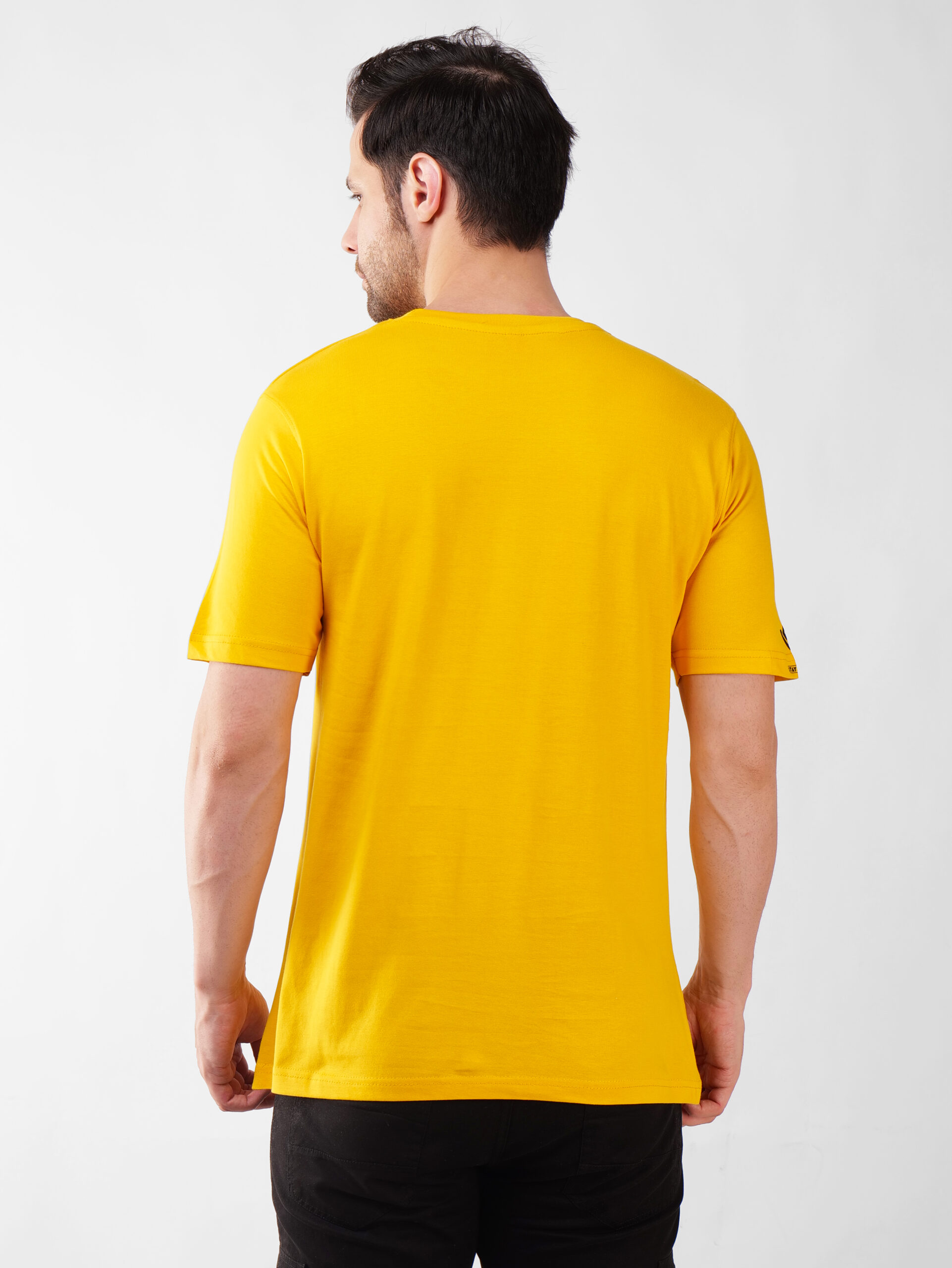 Cotton Plain-Regular Fit - YELLOW - Image 5