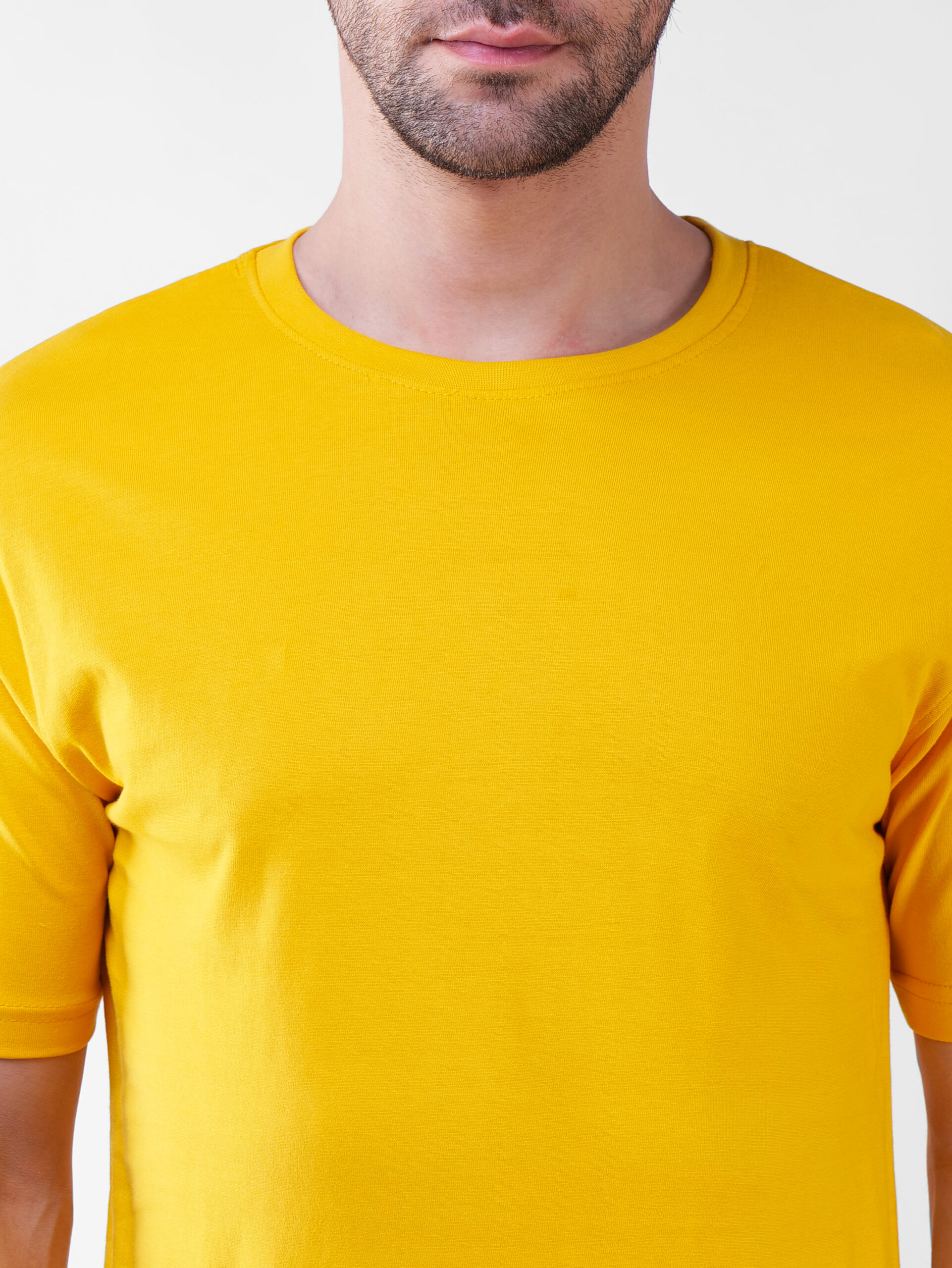 Cotton Plain-Regular Fit - YELLOW - Image 6