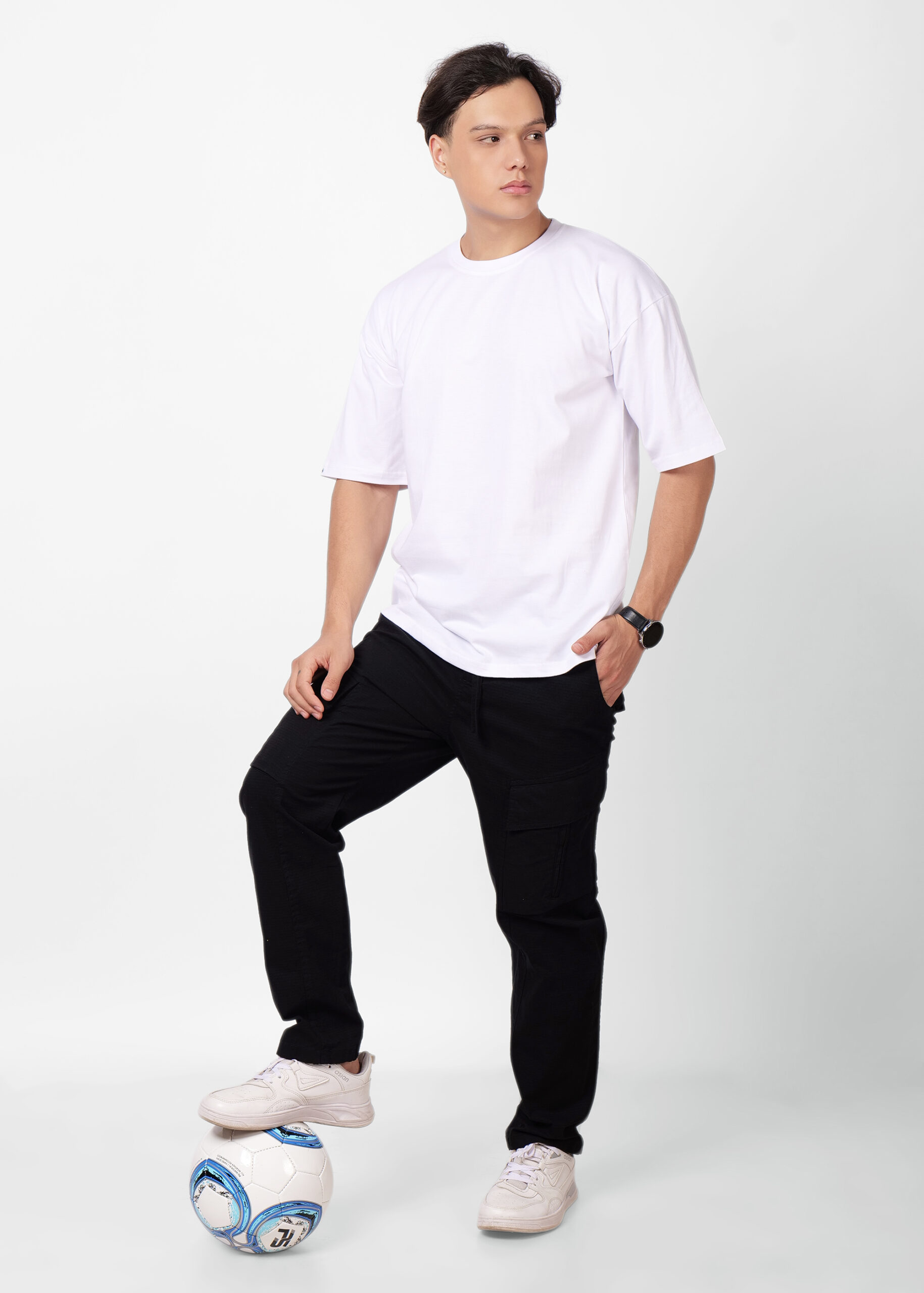 Oversized Solid Heavy Cotton - WHITE - Image 6