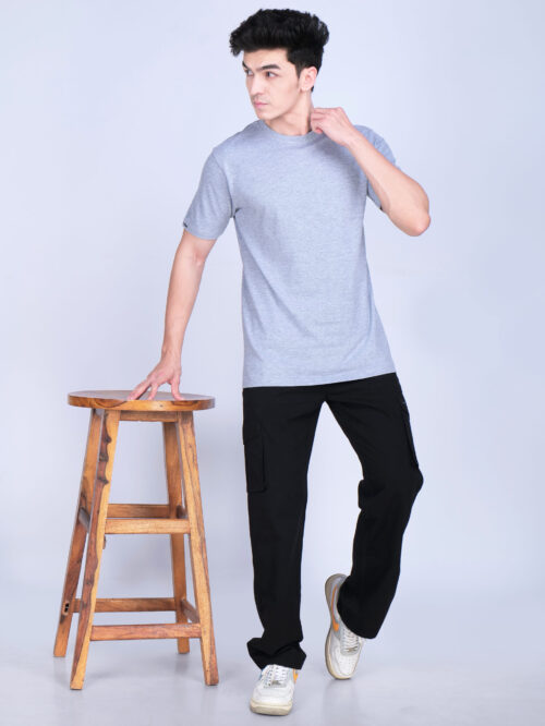 Cotton Plain-Regular Fit-GRAY