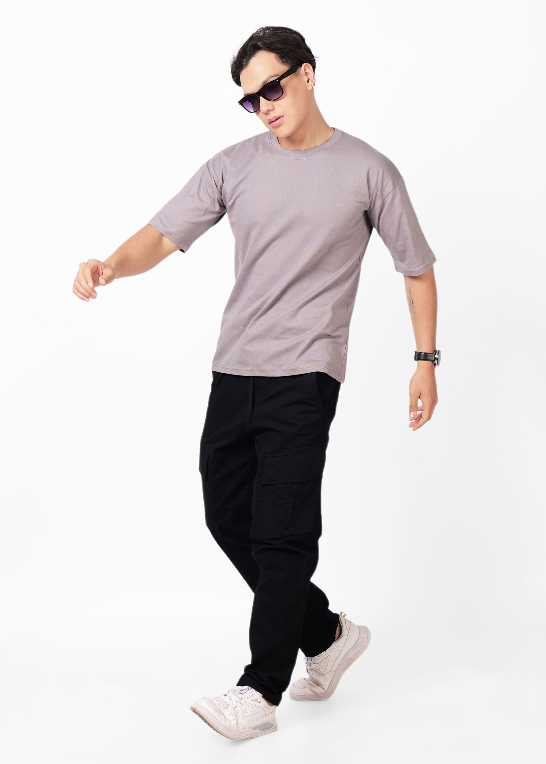 Oversized Solid Heavy Cotton - GRAY - Image 7