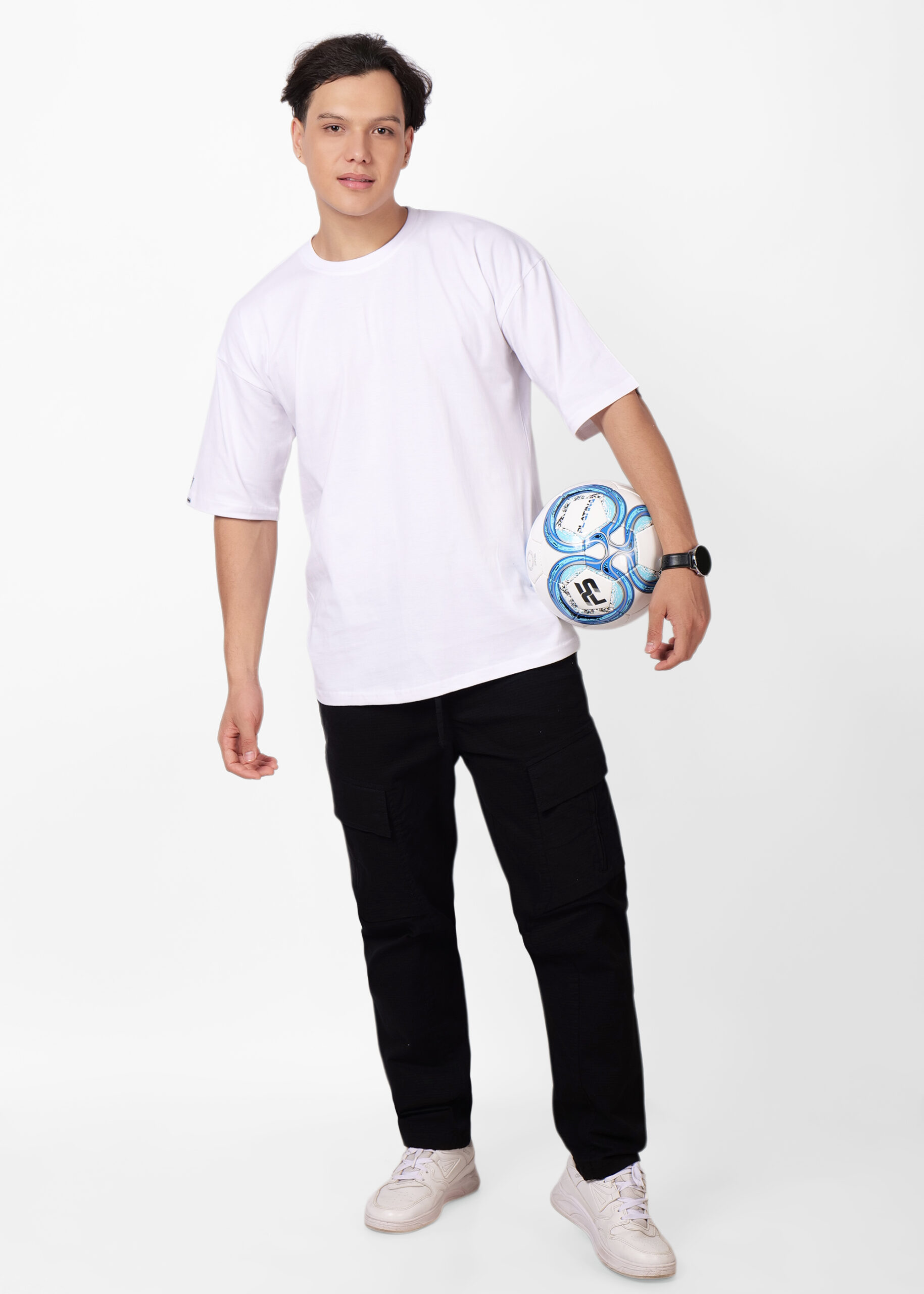 Oversized Solid Heavy Cotton - WHITE - Image 7