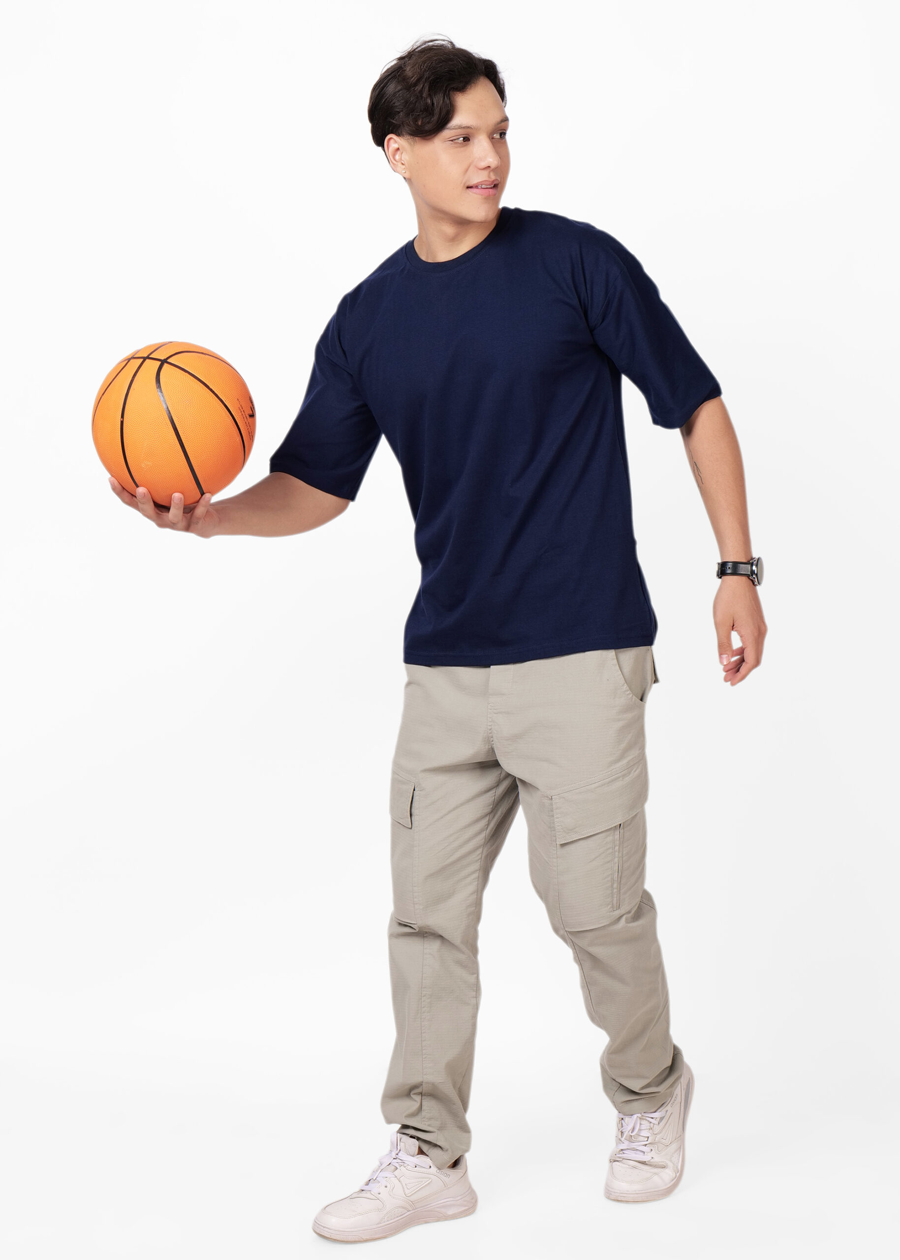 Oversized Solid Heavy Cotton - NAVY BLUE - Image 7