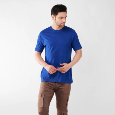 Cotton Plain-Regular Fit - ROYAL BLUE